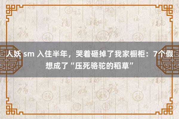 人妖 sm 入住半年，哭着砸掉了我家橱柜：7个假想成了“压死骆驼的稻草”