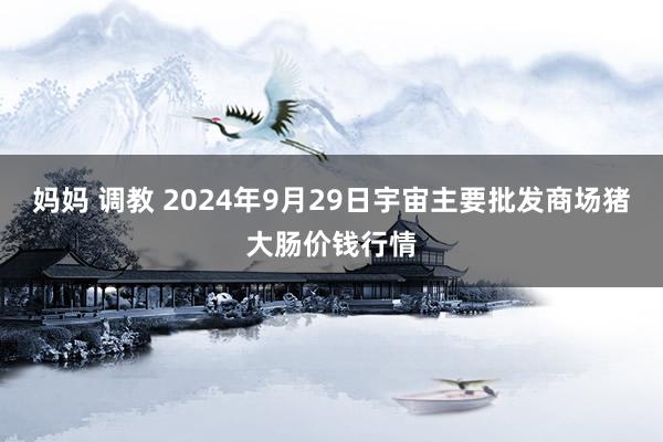 妈妈 调教 2024年9月29日宇宙主要批发商场猪大肠价钱行情