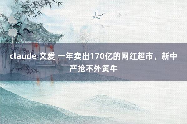 claude 文爱 一年卖出170亿的网红超市，新中产抢不外黄牛